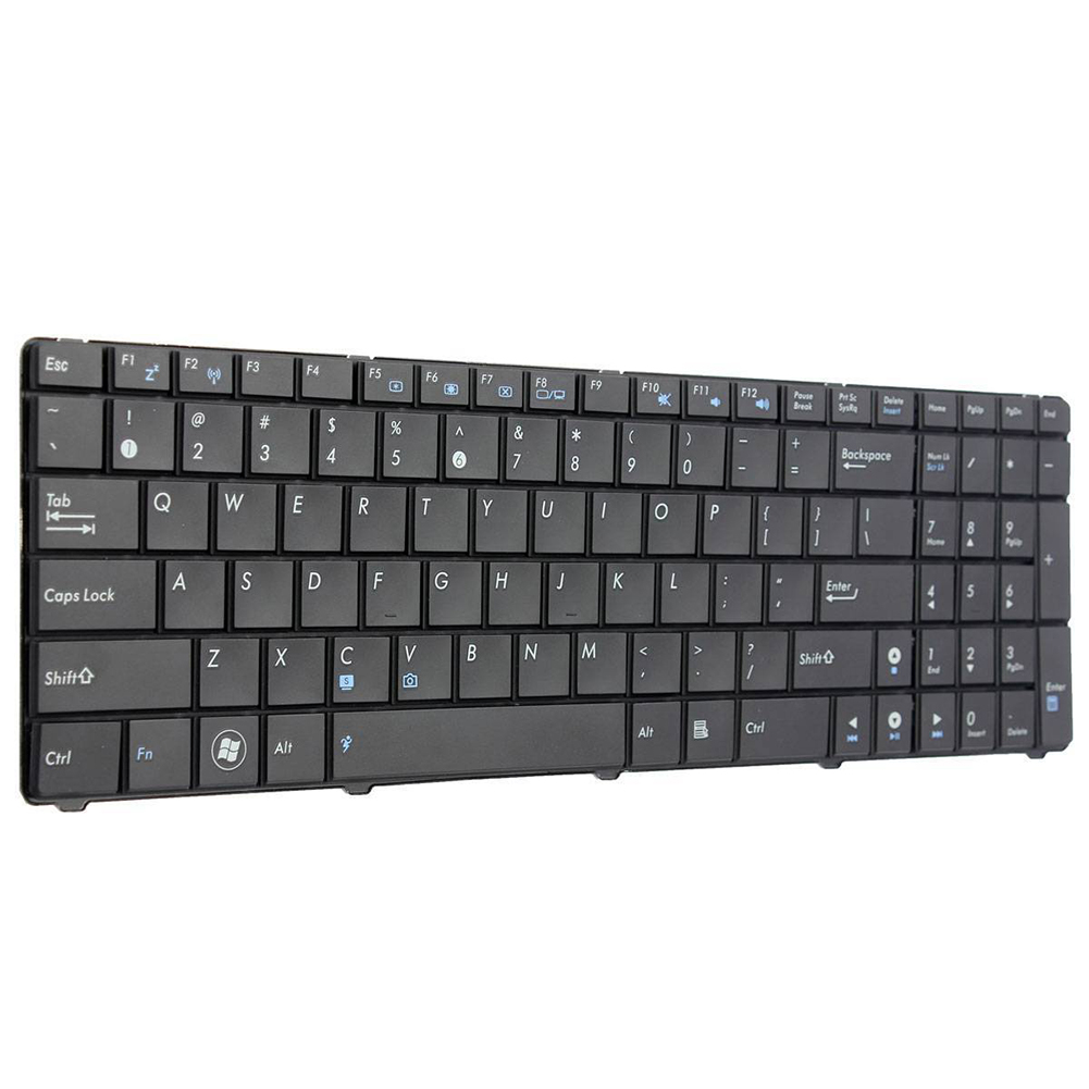 US Black Laptop Notebook Keyboard For ASUS K50 K50A K50C K50I P50IJ Series