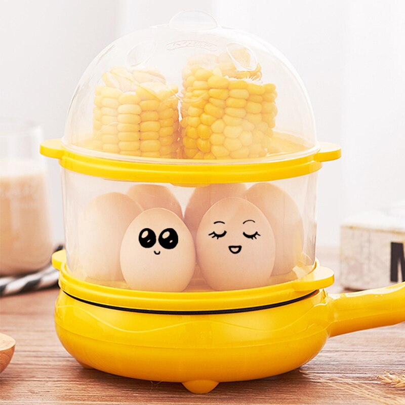 Egg Cooker For Breakfast Multifunction Mini Electric Egg Omelette Cooker 220V Non-stick Frying For Pan Steak