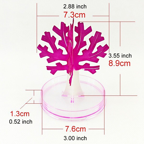 9X8 Cm Roze Desktop Kersenbloesem Cool Japan! Thumbsup! Magic Japanse Sakura Boom-Brand Made In Japan Papier Bomen Speelgoed