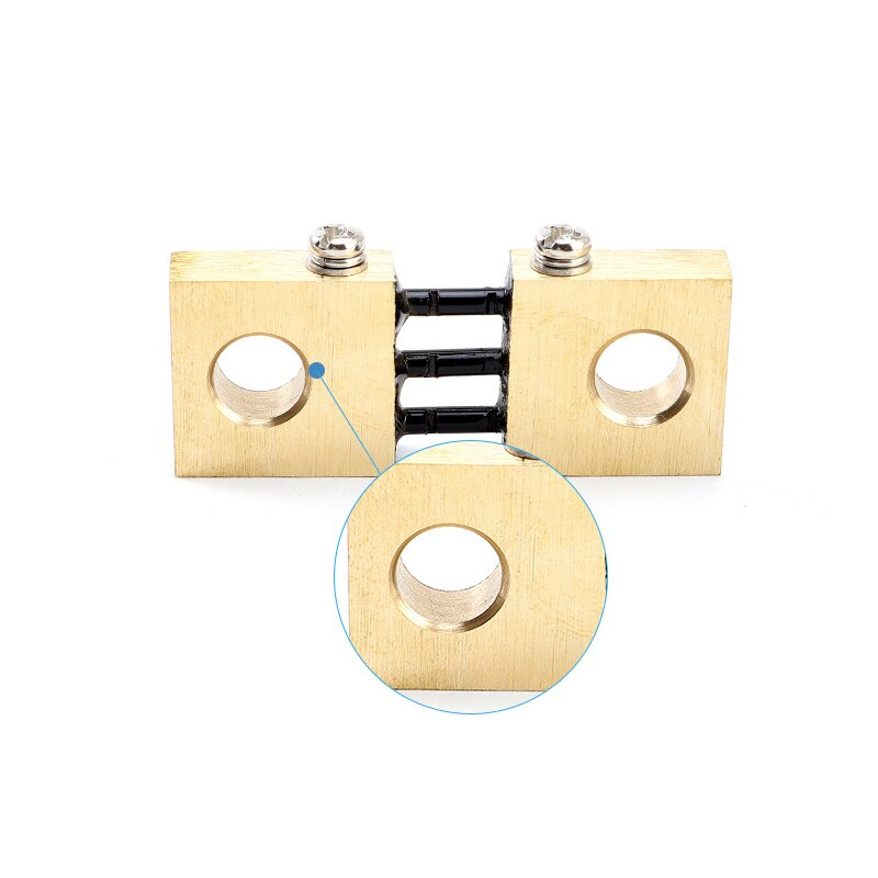 1pcs FL-19B Shunt 200A 75mV Welding Machine Brass Resistor DC Shunts For Current Analogue Panel Meter