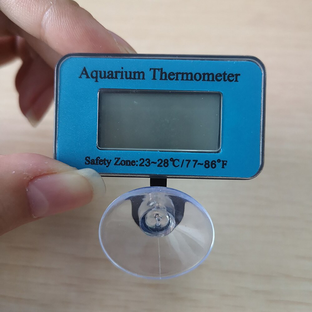 Digital Thermometer Hygrometer Sensor Gauge LCD Temperature Refrigerator Aquarium Monitoring Display With Suction Cup