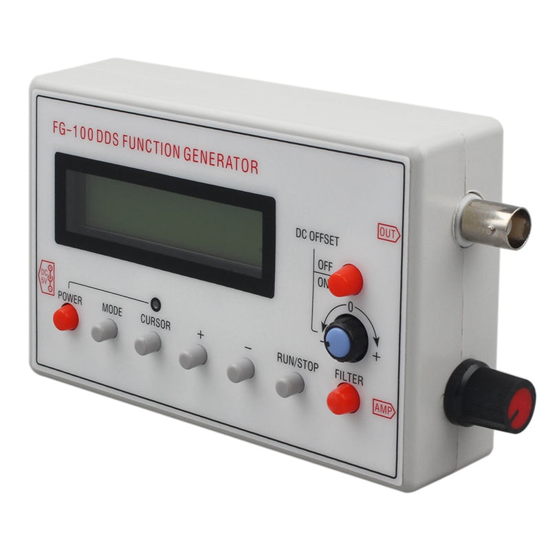 Fg -100 dds funktion signalgenerator frekvens tæller 1hz - 500 khz