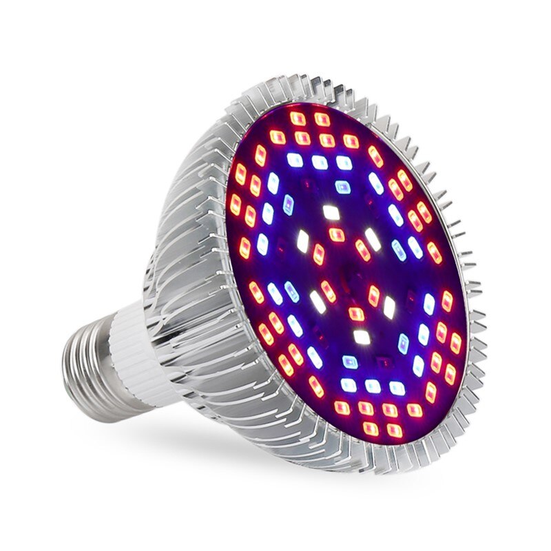 1PCS E27 30W 50W 80W 100W Volledige Spectrum GELEID Planten Groeien Licht LED Tuinbouw Groeien lamp voor Tuin Bloeiende Hydrocultuur Systeem: 50W