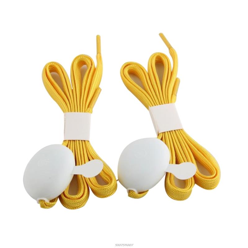 LED Licht hoch Schnürsenkel Nylon LED Schnürsenkel mit Blinkende Schnürsenkel für Party Favors Hüfte hüpfen Tanzen Radfahren skaten: Gelb