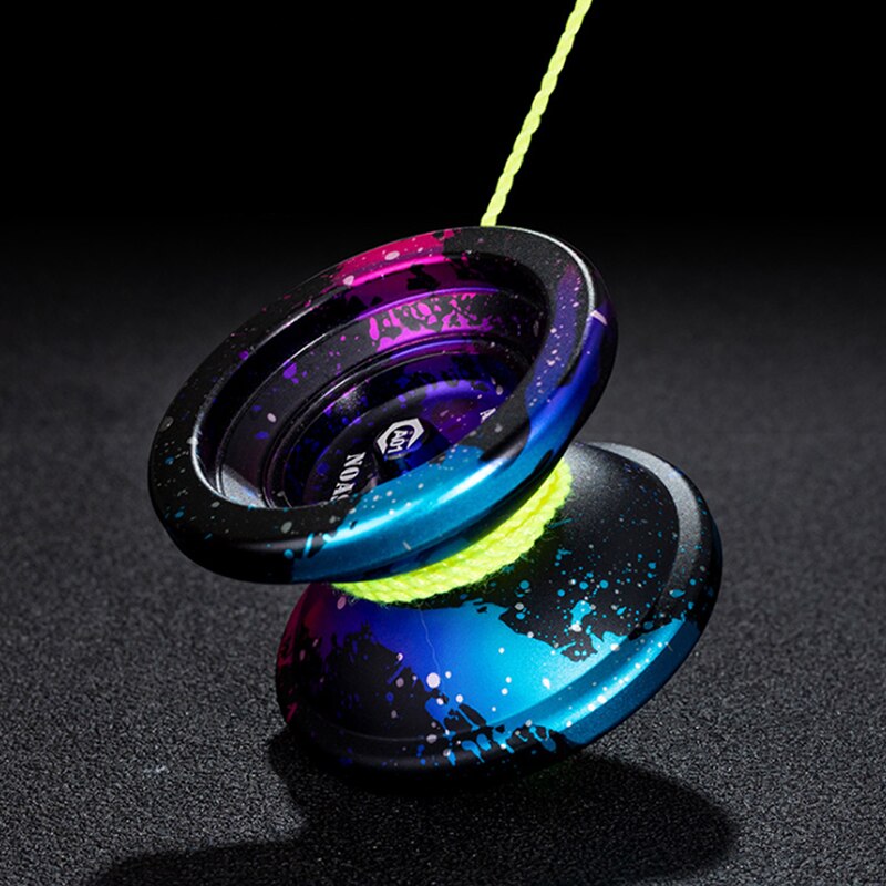 1Pc Metal Aluminium Yoyo Professionele Met 10 Bal Kk Dragende Hoge Snelheid Yoyo