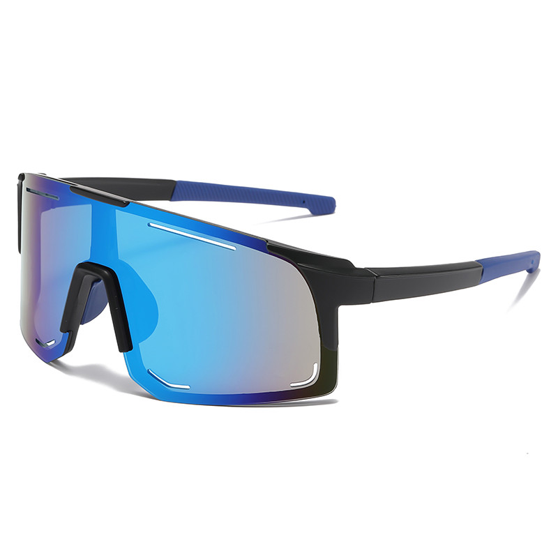 Sport solglasögon med omlottfunktion för kvinnor och män, stora solglasögon i ett stycke för cykling, fiske, skidåkning, solglasögon  uv400: Mång
