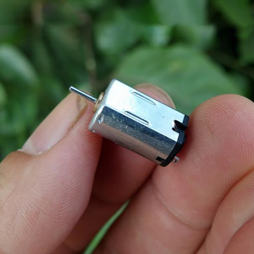 M20 Precision Motor with Metal Brush + Commutator DC12V 25500rpm Micro Motor for Audiovisual Equipment, Shaft Diameter 1mm