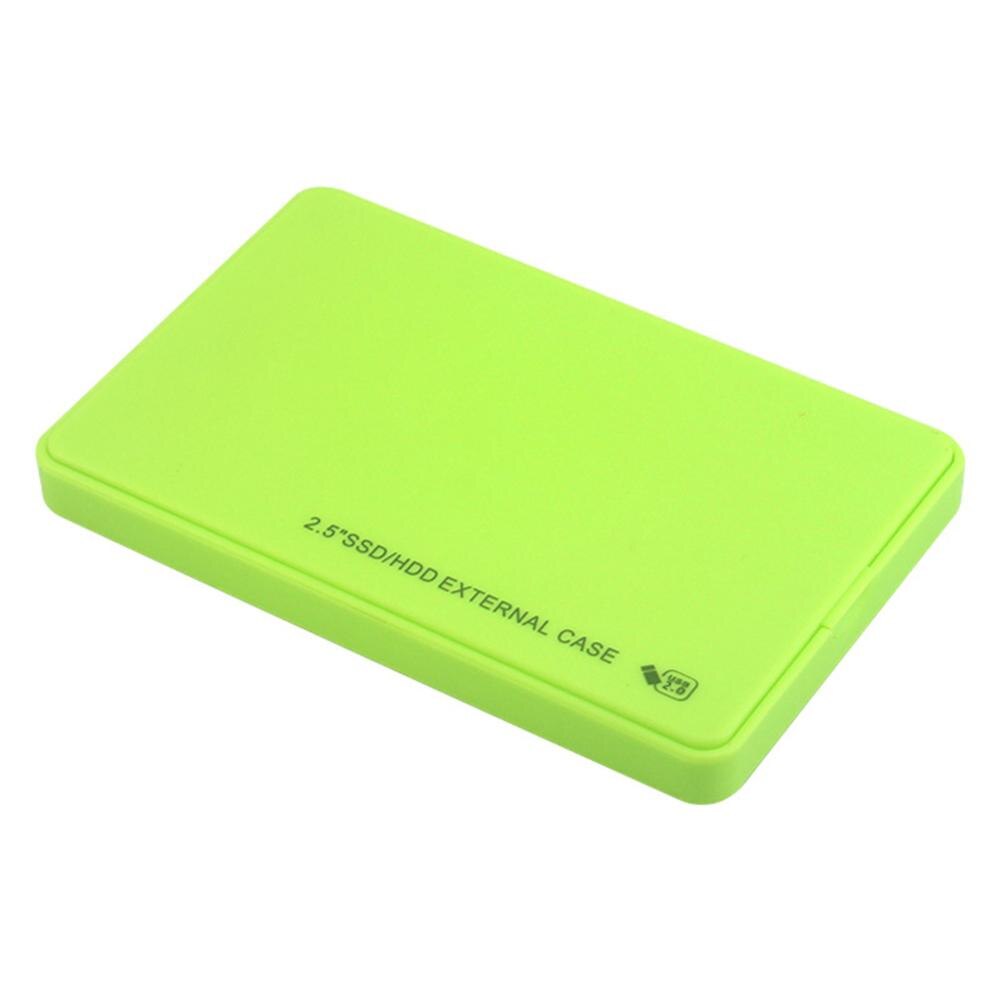 2.5 hdd kotelo usb 3.0 ulkoinen kiintolevy kotelo nopea 2tb ssd hdd kotelo kovalevy telakointiasema windows mac os: Vihreä usb 3.0