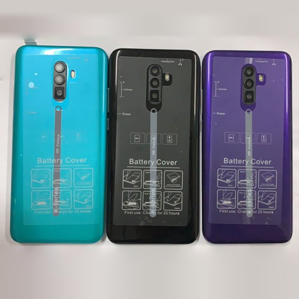 Rino3 Pro 5.8 Inch Screen Android Phone Purple Water Screen Smartphone Solid Color Mobile Phone Cool Shape