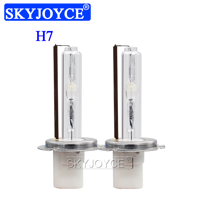 SKYJOYCE 12V 24V H7 Xenón HID bombilla de alta potencia de xenón H1 H3 H11 9005 D2H bombilla HID de cerámica 4300K 6000K 8000K 75W 100W faro