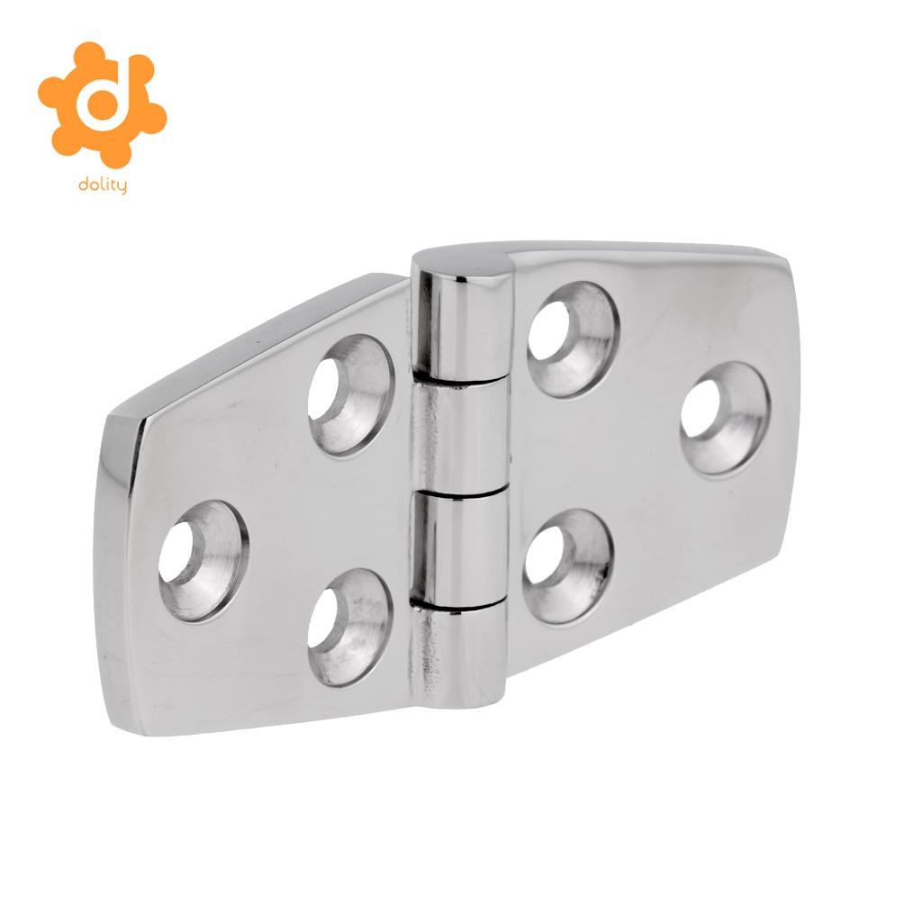 Durable 316 Marine Stainless Steel Casting Strap Hinge Door Hinge for Boat Yacht RV 3' x 1.5'