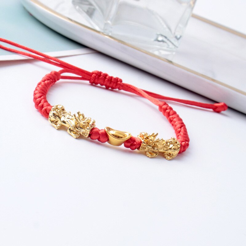 Stücke Amerikanisches geflochtenes Pixiu Armband Lucky