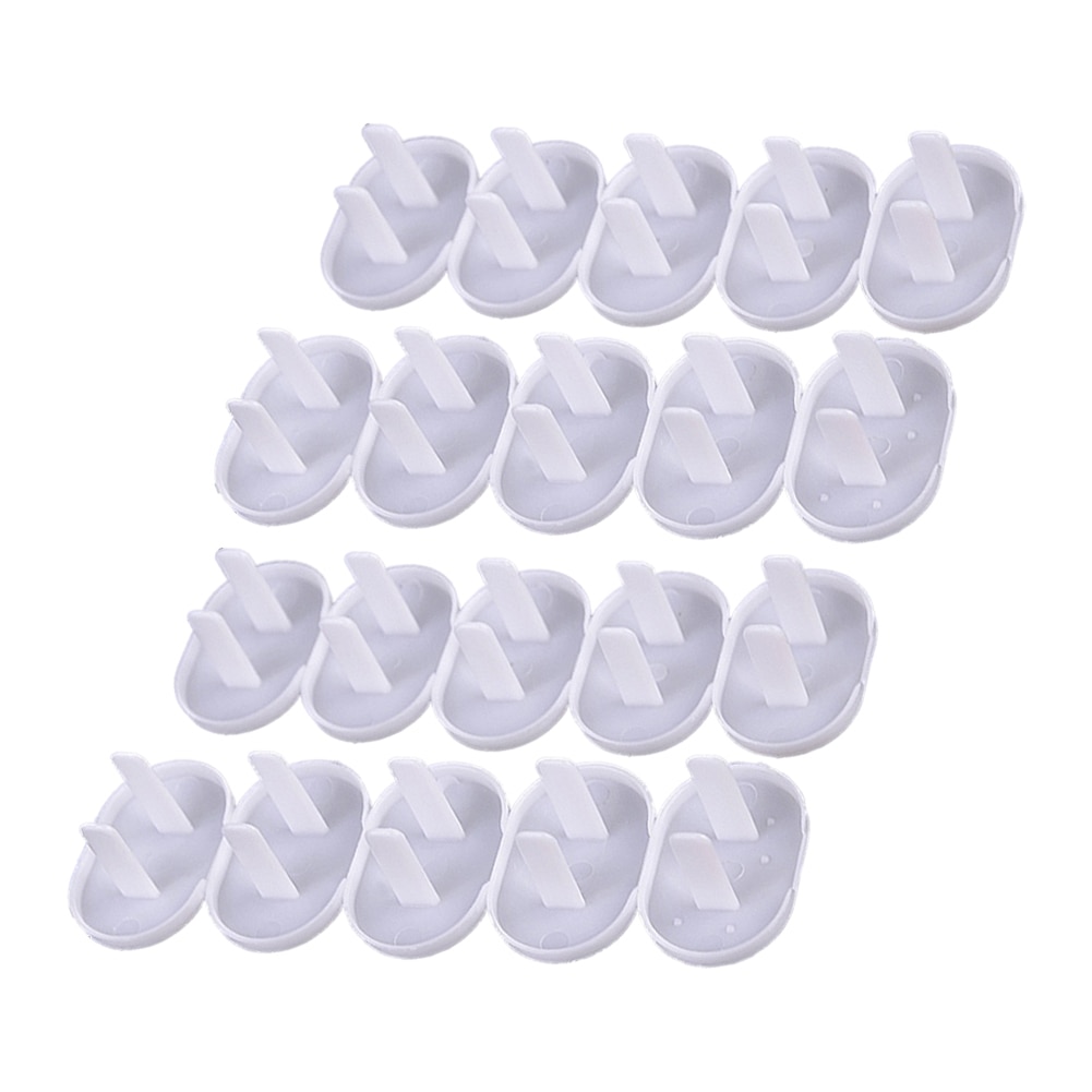 50pcs US Power Socket Outlet Plug Protective Cover Baby Kids Children Safety Protector Anti Electric Shock Plugs Protector Cover: Default Title