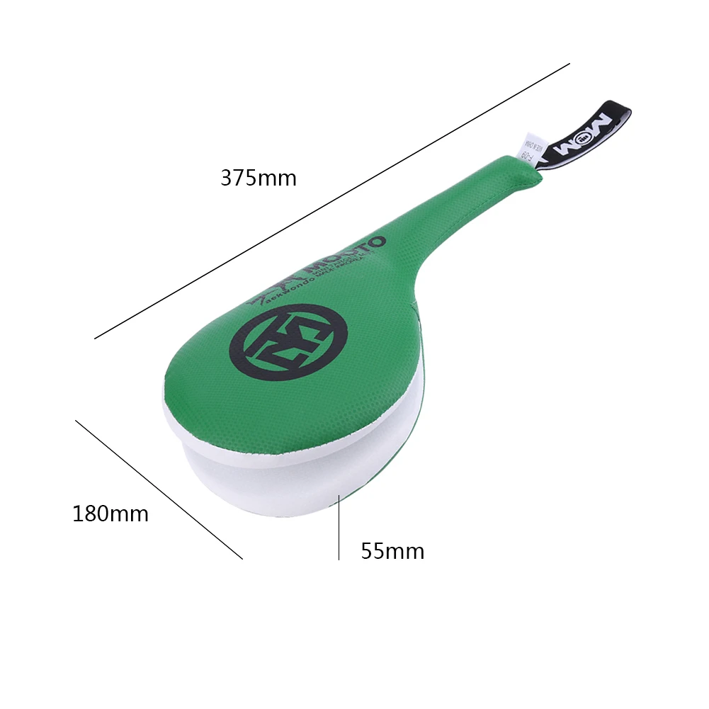 Boxen Pad Sand Tasche Fitness Taekwondo Hand Treten Pads PU Leder Ausbildung Ausrügestochen Muay thailändisch Fuß Ziel Boxen Schild Ausbildung: Licht Grün