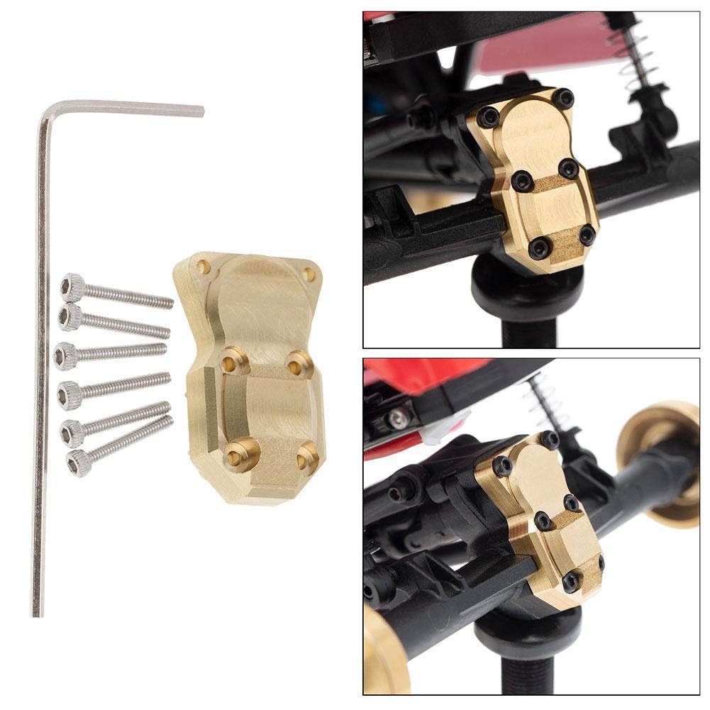 Messing Bridge Cover Contragewicht Cover Messing Tegengewicht Model 90081 Accessoires 23*14*8Mm SCX24 Auto Voor Axiale g8R1