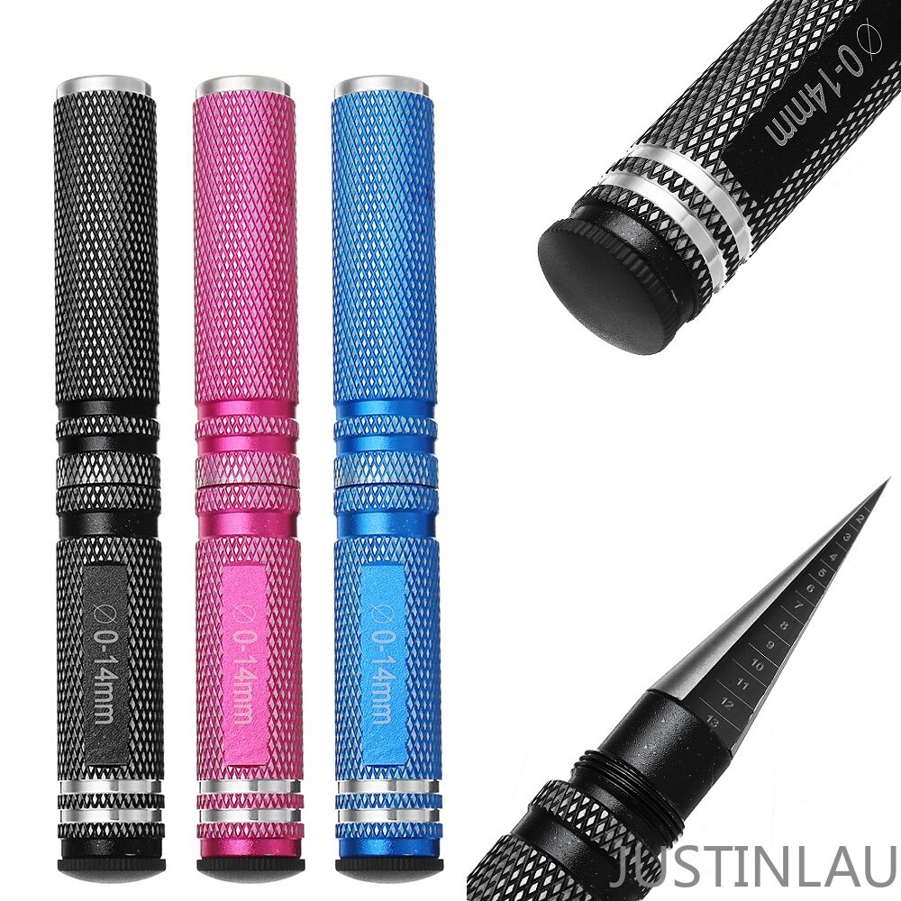 Justinlau universaali 0-14mm kalvinta leikkuri pora työkalu leikkuri reuna kalvin malli työkalu musta/sininen/ruusu