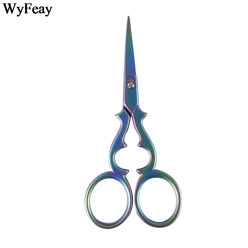 Tijeras de punto de cruz Retro clásicas Vintage, tijeras de bordado de costura fina antigua, tijeras de sastre, artesanía, tela para el hogar