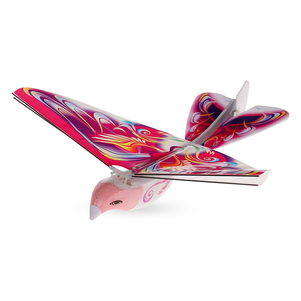 TECHBOY 9808 RC Bird with 2.4GHz Remote Controller Authentic E-Bird Butterfly Flying Bird RC Toys: Pink