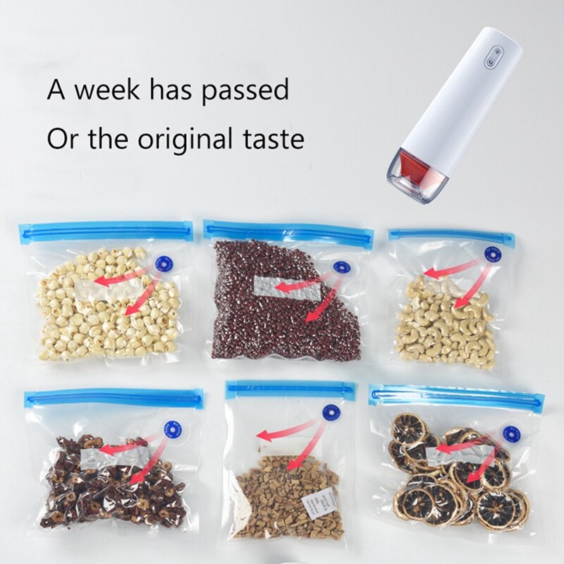 USB Automatic Food Vacuum Pump Sealer Machine Handheld Vacuum Packer Mini Vacuum Sealer Food Saver