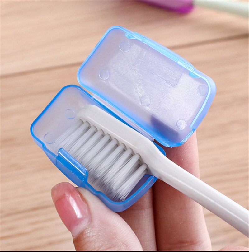 1Pc Plastic Toothbrush Case Cover Travel Hiking Camping Portable Brush Cap Protective Sleeve Toothbrush Holder Protect