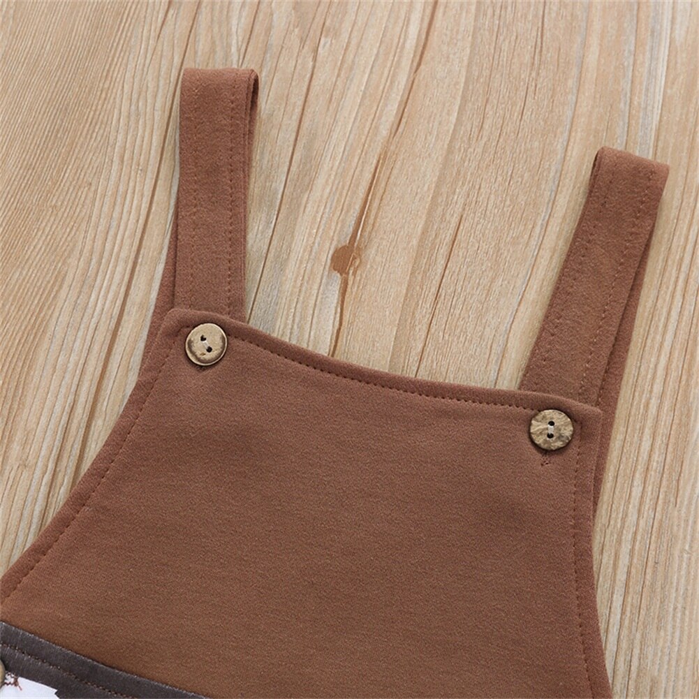 2019 najnowszy styl maluszek mały chłopiec dziewczyna wiosna lato odzież 3 sztuk sukienka w górę impreza kostium kowboj strój zestaw 6-24miesiące