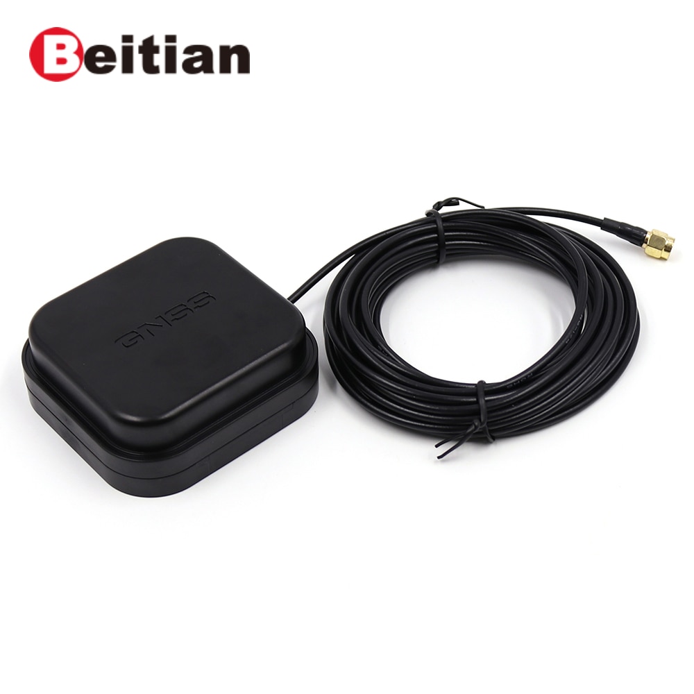 high precision GPS GNSS antenna,RTK GPS antenna,3.0V-18.0V,Magnetic Bottom,5.0m RG174,SMA connector,IP67 waterproof