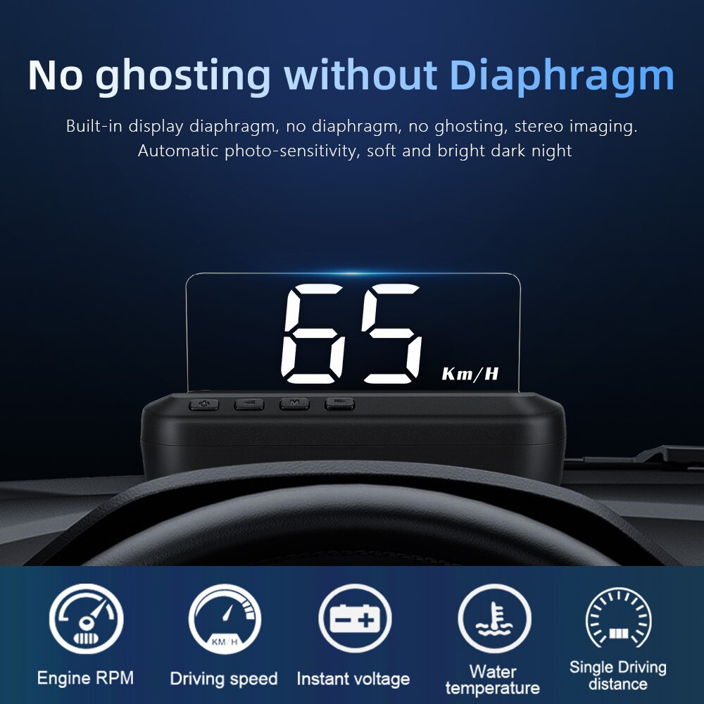 HUD Head up Display HD LED Display Speedometer Car... – Grandado