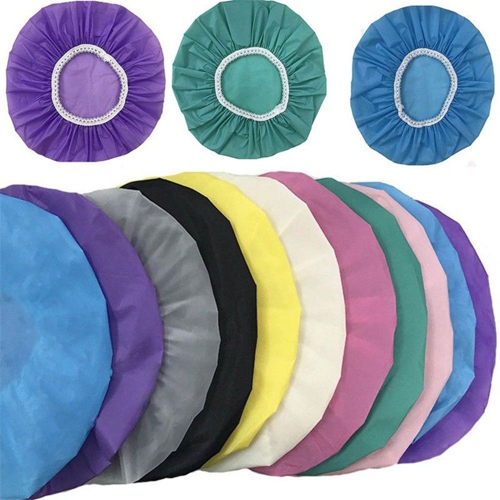 Gorros de baño impermeables para el hogar, elásticos, para Hotel, varios colores
