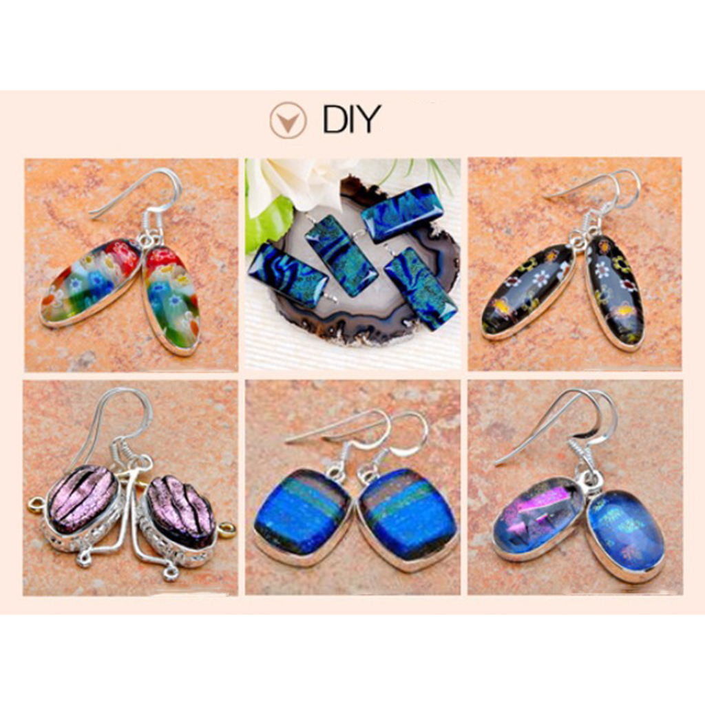 7x Microwave Kiln Small Kit for Glass Fusing Kiln Supplies Molds Home Use DIY Glass Art Craft Jewelry Fused Kiln Paper Set