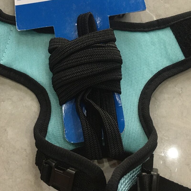Blauw verstelbaar zacht harnas met elastische lijn voor konijnen kleine huisdieren kleding lijn vest type borst rug