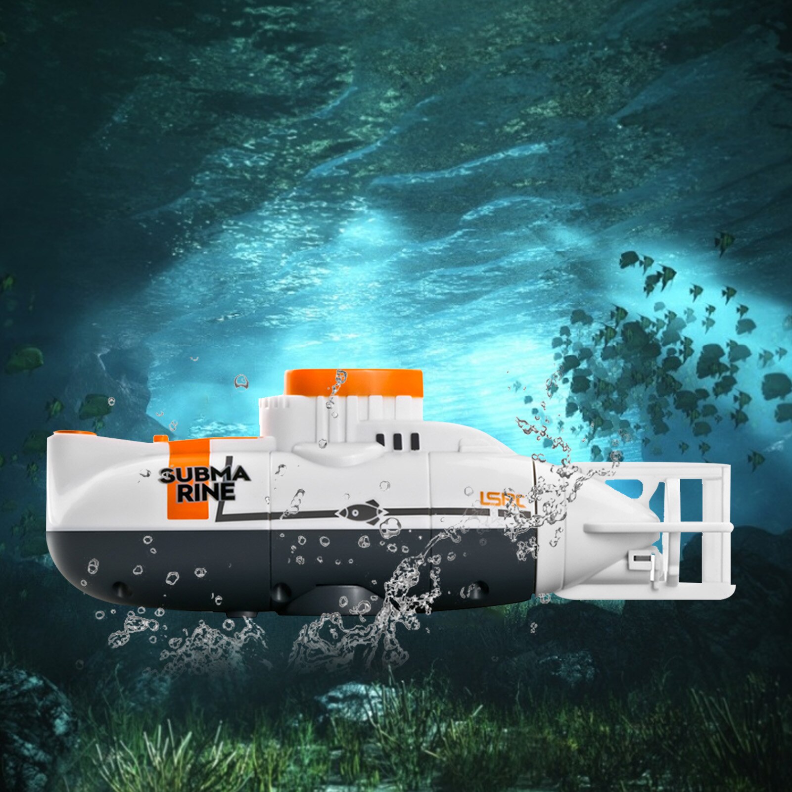 Bateau de plongée étanche télécommandé pour enfant, jouet de bain de piscine de Simulation