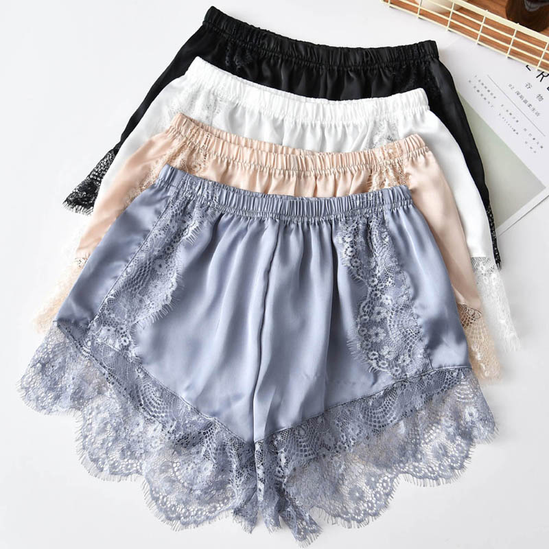 Braga pantalón de protección de mujer de de seda chifón cómodo Braga pantalón de protección resistente al corte verano Pantalones cortos cómodos ligeros