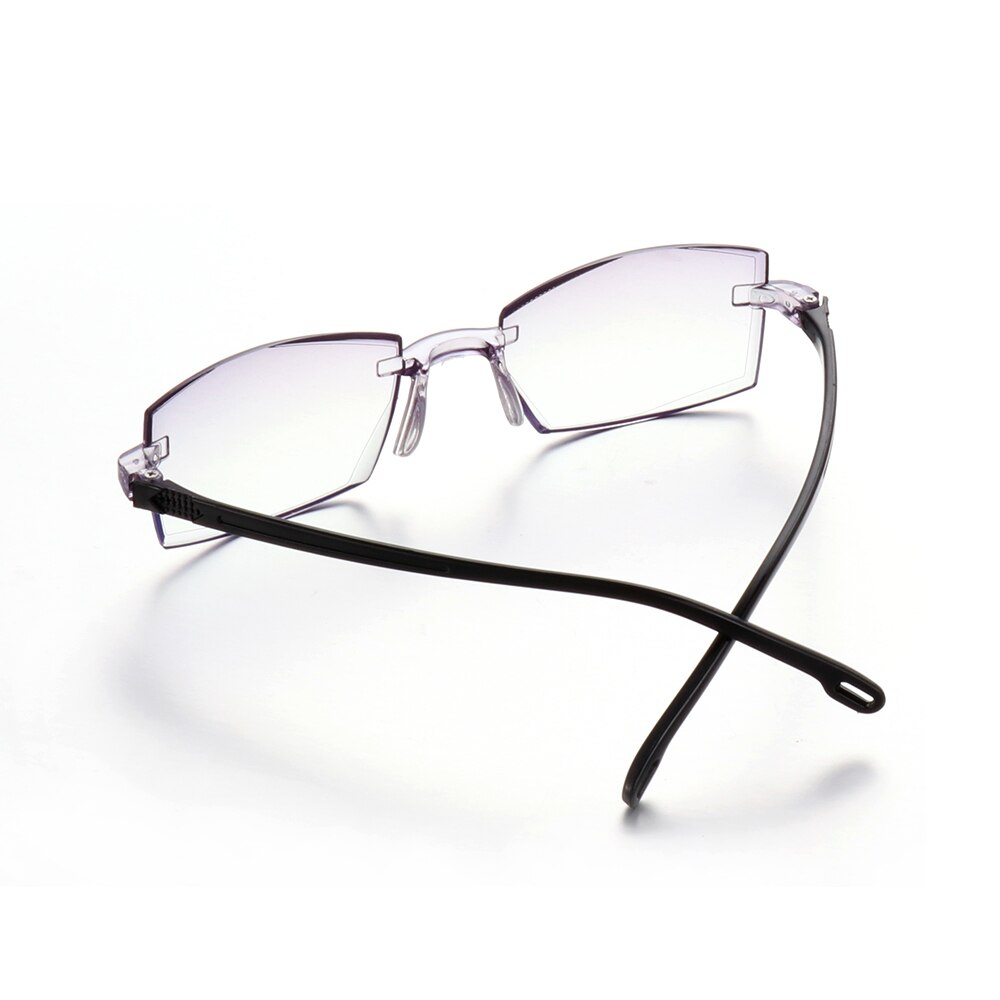 Ultralight Rimless Reading Glasses Progressive Presbyopia Eyeglasses Blue Light Blocking Glasses for Men Women +1.0~+4.0
