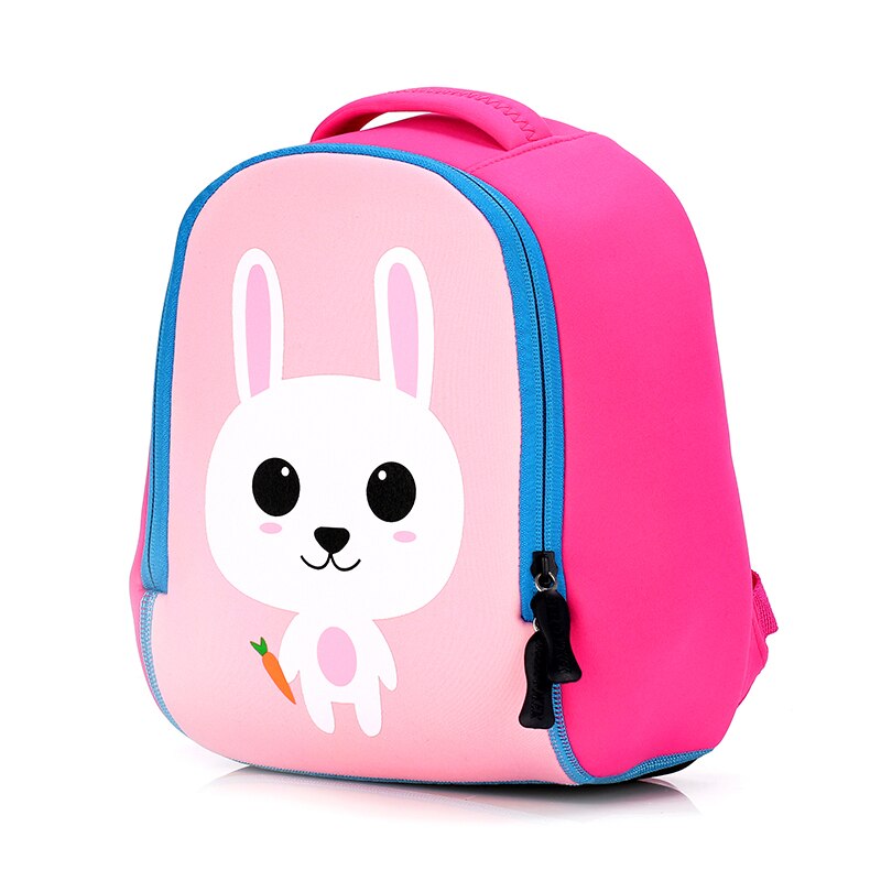 OKKID Baby mädchen Kindergarten Rucksack nette rosa kaninchen Rucksack freundlicher schule taschen für mädchen Baby junge kleine schule Rucksack: Rosa Hase