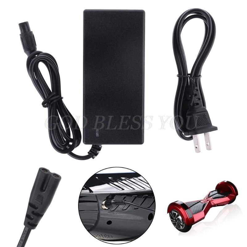 42V 2A POWER Adapter Powerfast 3-prong inline connector Battery Charger for Pocket MOD Sports MOD and Dirt Quad