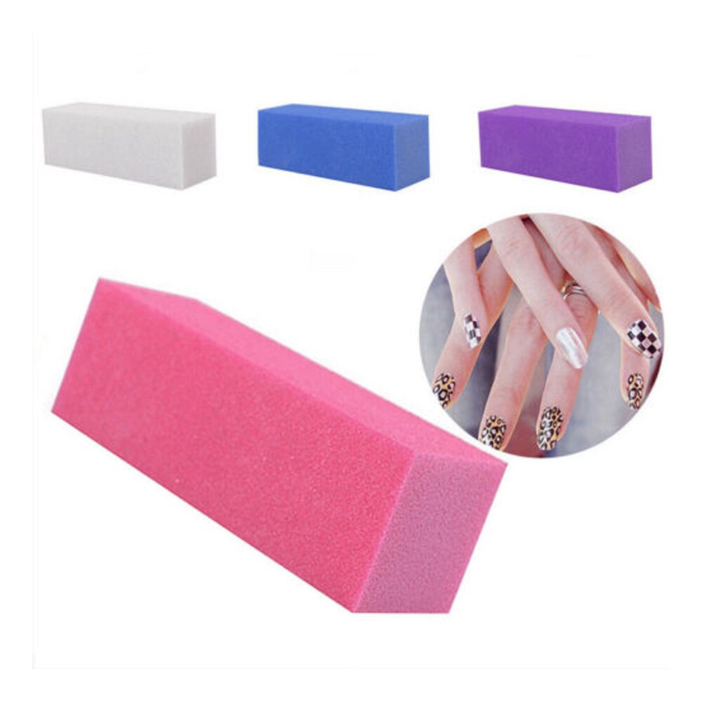 10 Stks/pak Buffing Schuren Nail Art Buffer Schuurblok Slijpen Polijsten Gereedschap Pedicure Manicure Accessoires