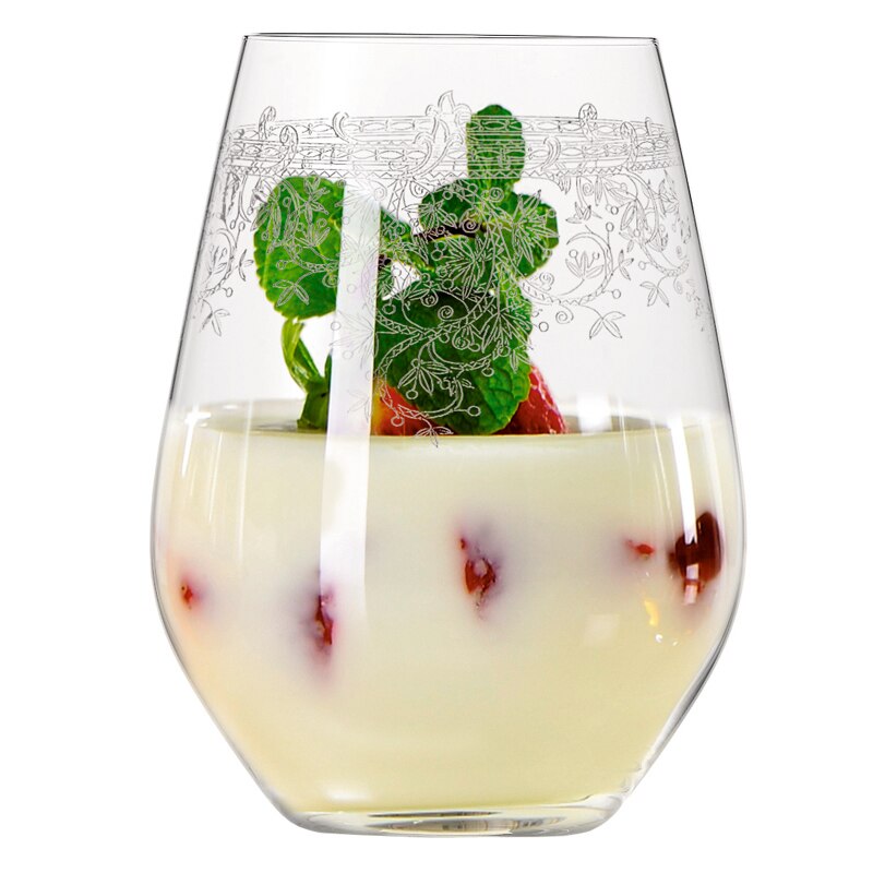 Snidade blommor kristallglas kopp tumlare glas whisky te juice glas vin koppar bar hotell fest bröllop drinkware