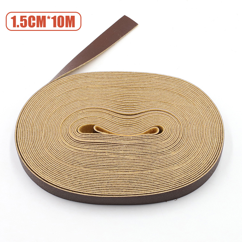 10Meter Diy PU Leather Crafts Straps Strips For Leathercrafts Accessory Belt Handle Crafts Making 1.5/2cm Wide Durable Sturdy: 3