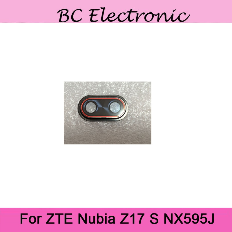 Originele 5.5 '' Voor Z17 S Grote camera terug glas Met frame Voor ZTE Nubia Z17 S NX595J terug Camera Glazen