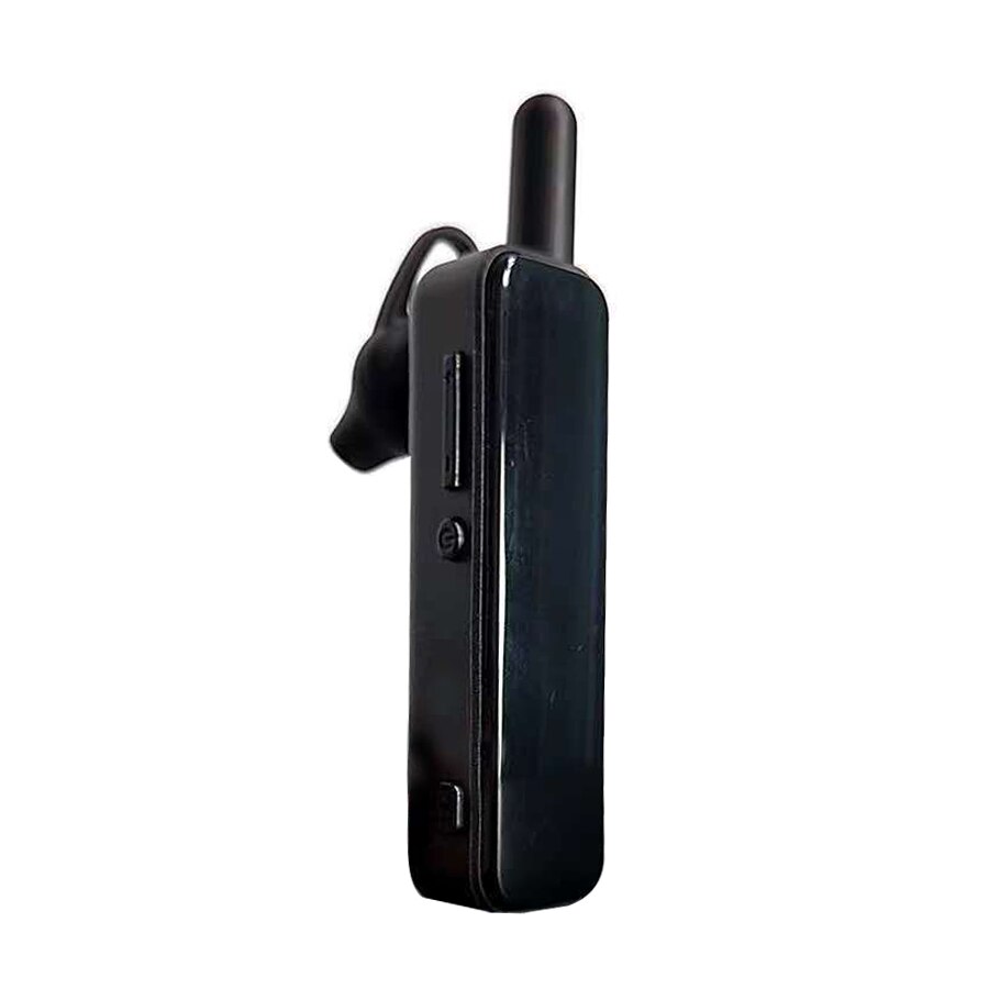 Auricolare bluetooth senza fili walkies-talkies piccole radio appeso tipo di orecchio ristorante parrucchiere salone di bellezza negozio mini walkie talkie: 1pcs black