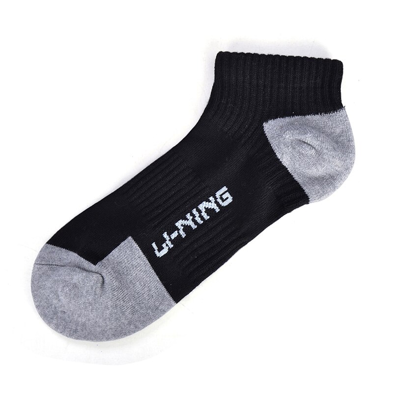 Li-Ning Unisex Training Serie Sport Sokken 24-28 Cm 58.7% Katoen 39.2% Polyester 2.1% Spandex Voering Sport sokken AWSP306 NWM466