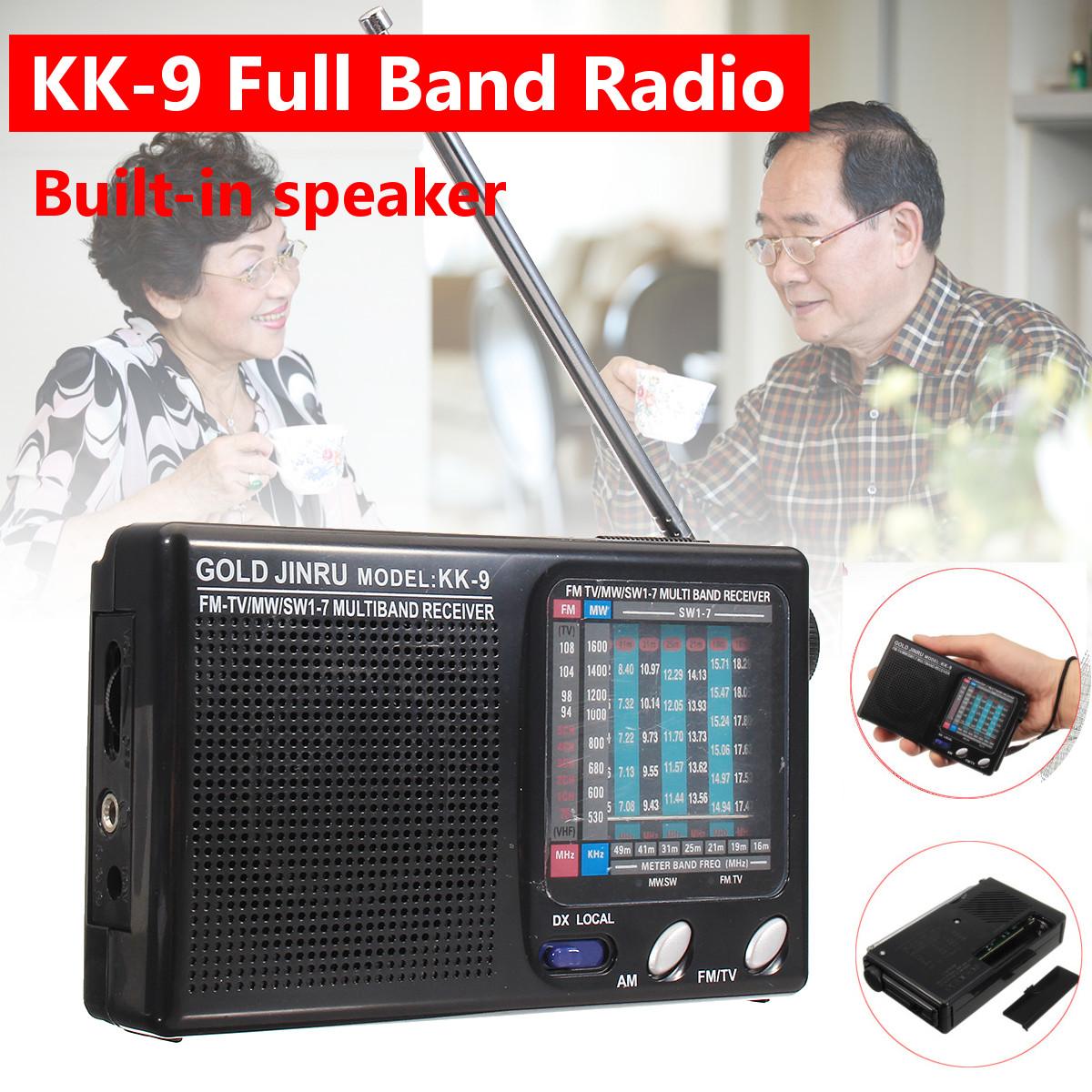 Portable Full Band Radio FM Stereo Speaker MW SW Radio Receiver Shortwave Receiver