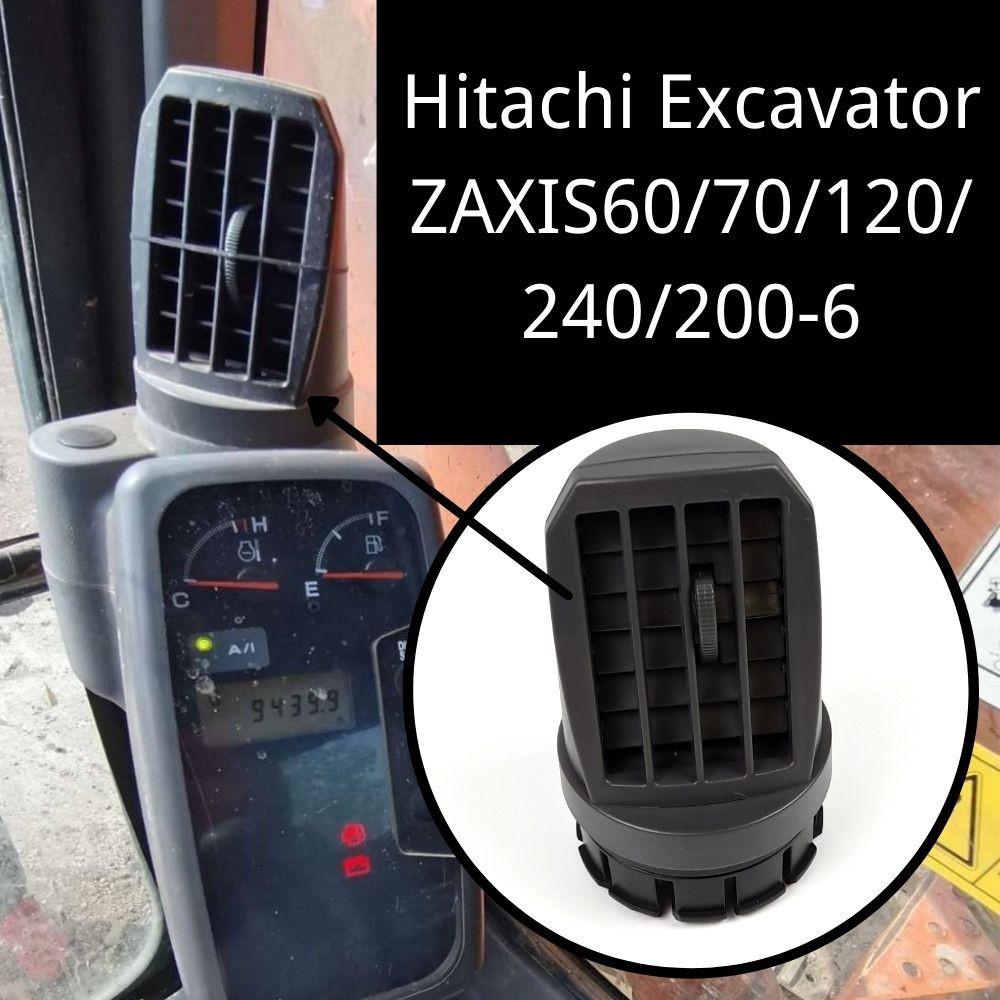 Excavator Spare Parts Air Conditioning Hitachi Excavator ZAXIS60/70/120/240/200-6 Air Outlet Car Accessories