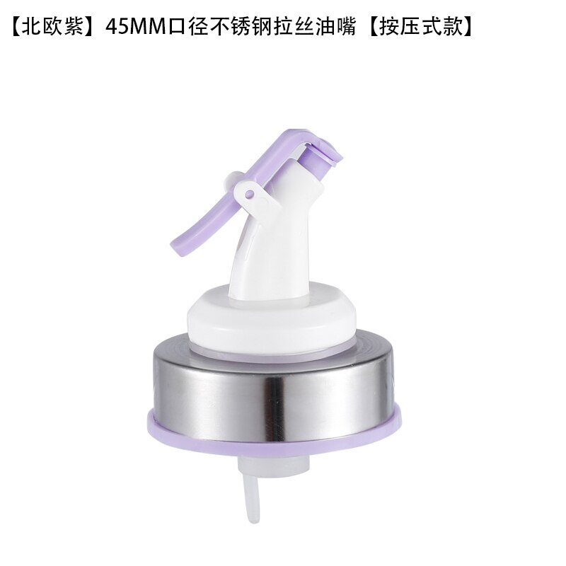 Yomdid Duurzaam Bottle Cap Stopper Voor Olie Fles Kruiden Fles Saus Azijn Olie Nozzle Spuit Verzegeld Deksel Keukengerei: A Purple