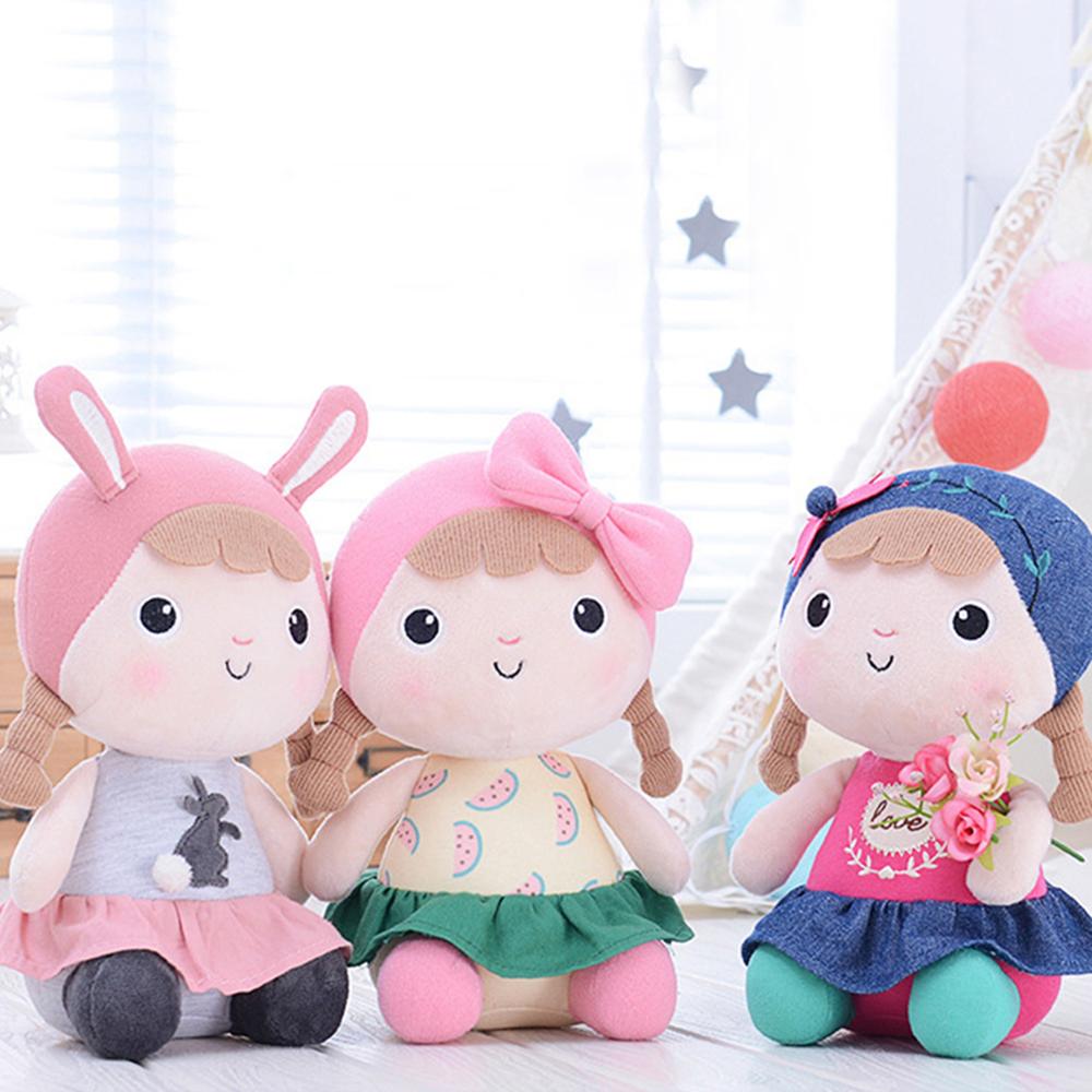 Metoo Baby Meisje Pop Cartoon Speelgoed Dieren Zacht Speelgoed Voor Meisjes Kinderen Jongens Kawaii Baby Pluche Speelgoed Verjaardagsfeestje