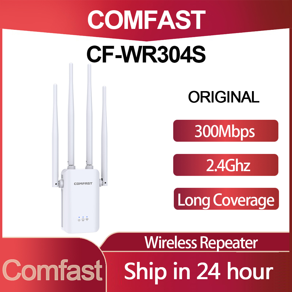 Comfast CF-WR304S Drahtlose WIFI Router Verstärker 300M 4 * 3dBi Antenne Wifi Signal Verstärker 802,11 N/B/G Wifi Klingelte Verlängerung