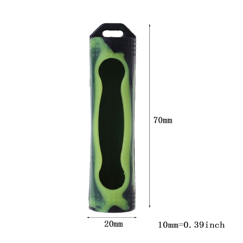Silicone Sleeve Cover Case For 18650 Battery Protective Bag Pouch Battery Storage Box