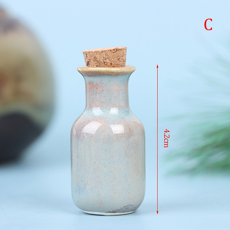 1:12 Dollhouse Miniatuur Keramiek Jar Kruiden Jar Keuken Speelgoed Home Decor: C