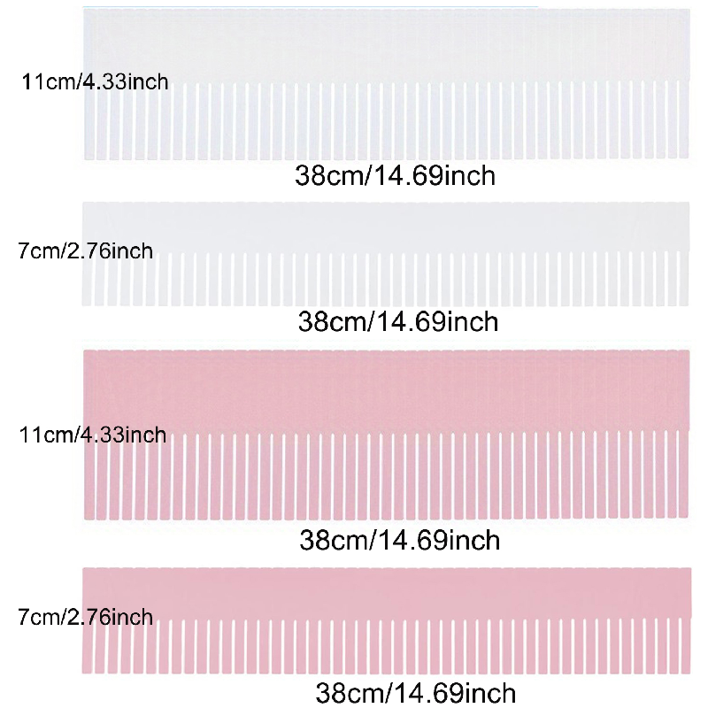 5 stk. skuffedelere, justerbar skuffedeler, skuffeorganiseringssystem, skuffedeler til skap, undertøy, sokker