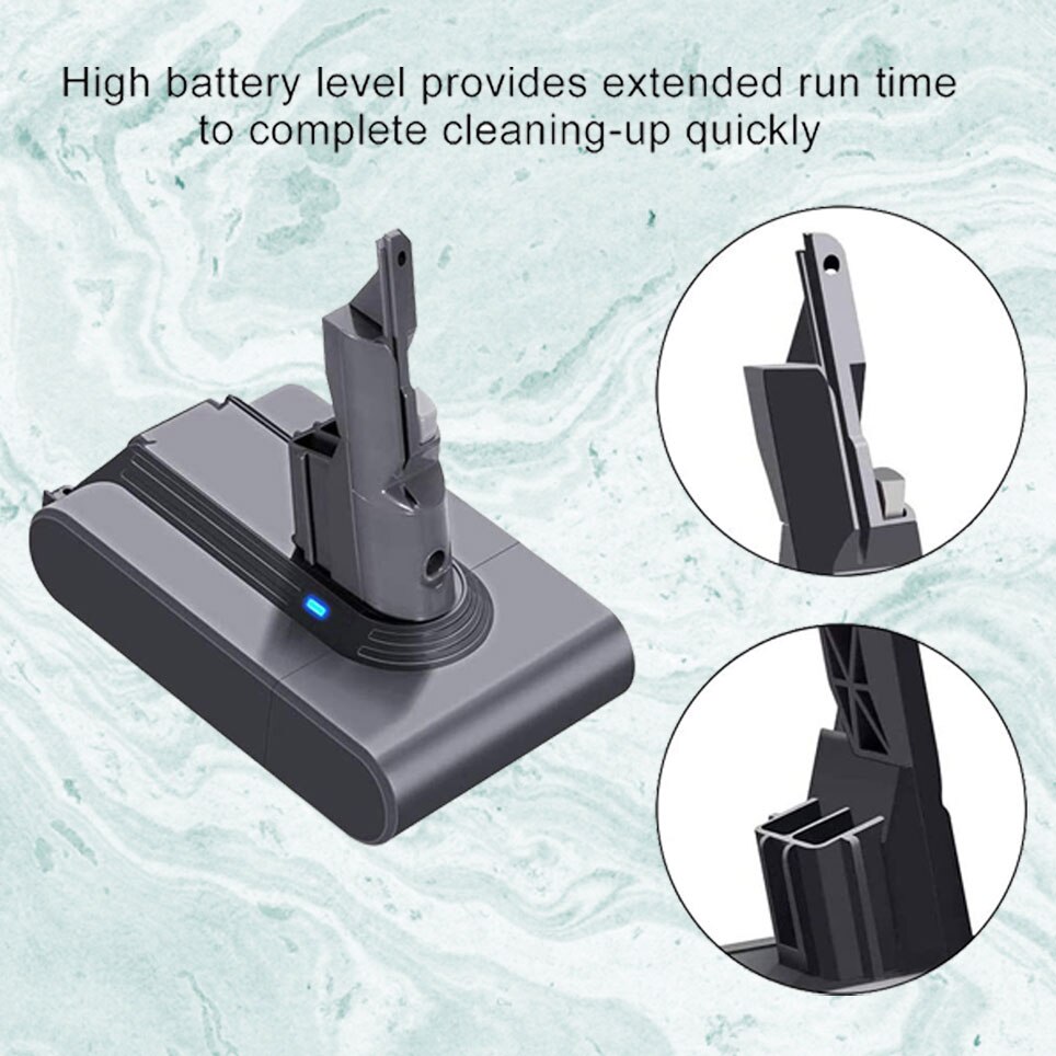 DTK – batterie de remplacement pour aspirateur à main Dyson V7 SV11, 21.6V